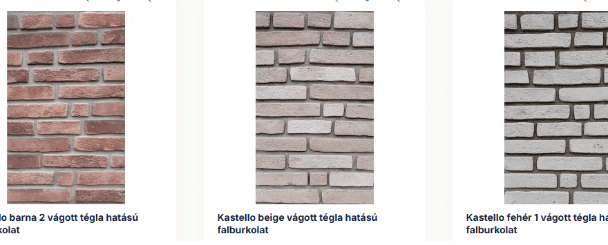 tégla hatású burkolat