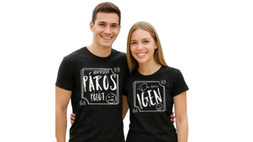 Személyre szabható páros pólók a Pixelspolo.hu kínálatában