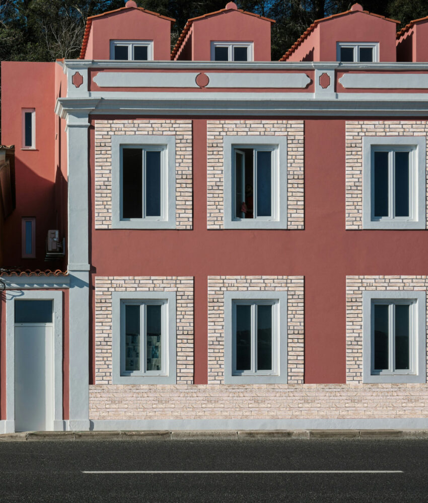 Kültéri tégla falburkolat